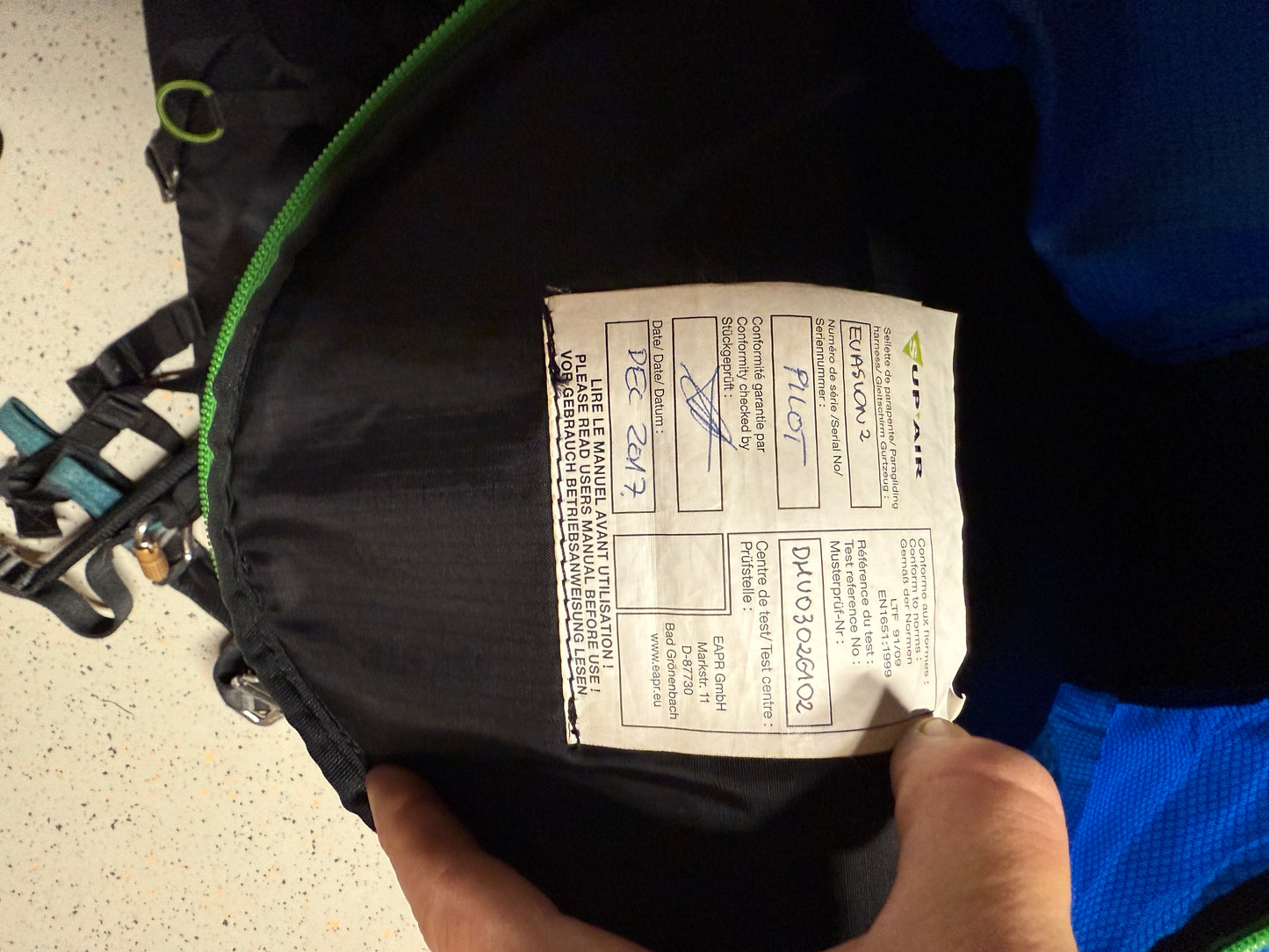 Supar Evasion + Tandem Spreaders + 4x Carabiner